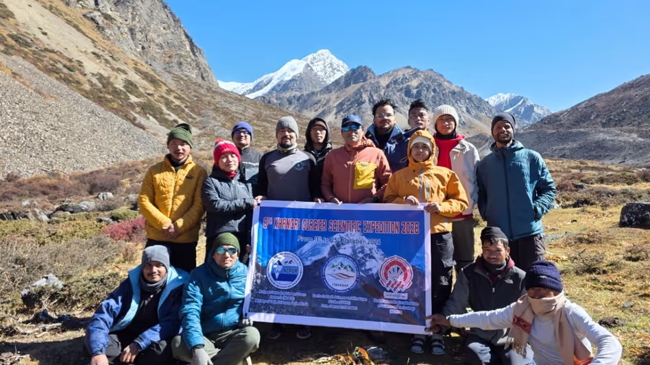 अरुणाचल: खांगरी ग्लेशियर से लौटा वैज्ञानिकों का 6ठां शोध दल