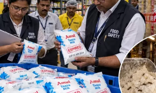 खाद्य सुरक्षा विभाग की बड़ी कार्रवाई, ब्लिंकिट स्टोर में मिला एक्सपायरी दूध