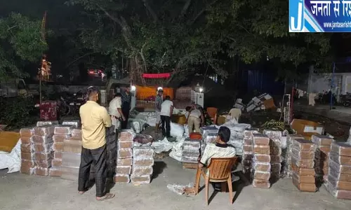 MLC चुनाव से पहले वैशाली पुलिस की बड़ी कार्रवाई, 1814 लीटर शराब जब्त