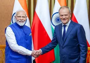 प्रधानमंत्री मोदी और पोलैंड के पीएम डोनाल्ड टस्क के बीच द्विपक्षीय वार्ता आज, कई अहम मुद्दों पर होगी चर्चा प्रधानमंत्री मोदी और पोलैंड के पीएम डोनाल्ड टस्क के बीच द्विपक्षीय वार्ता आज, कई अहम मुद्दों पर होगी चर्चा