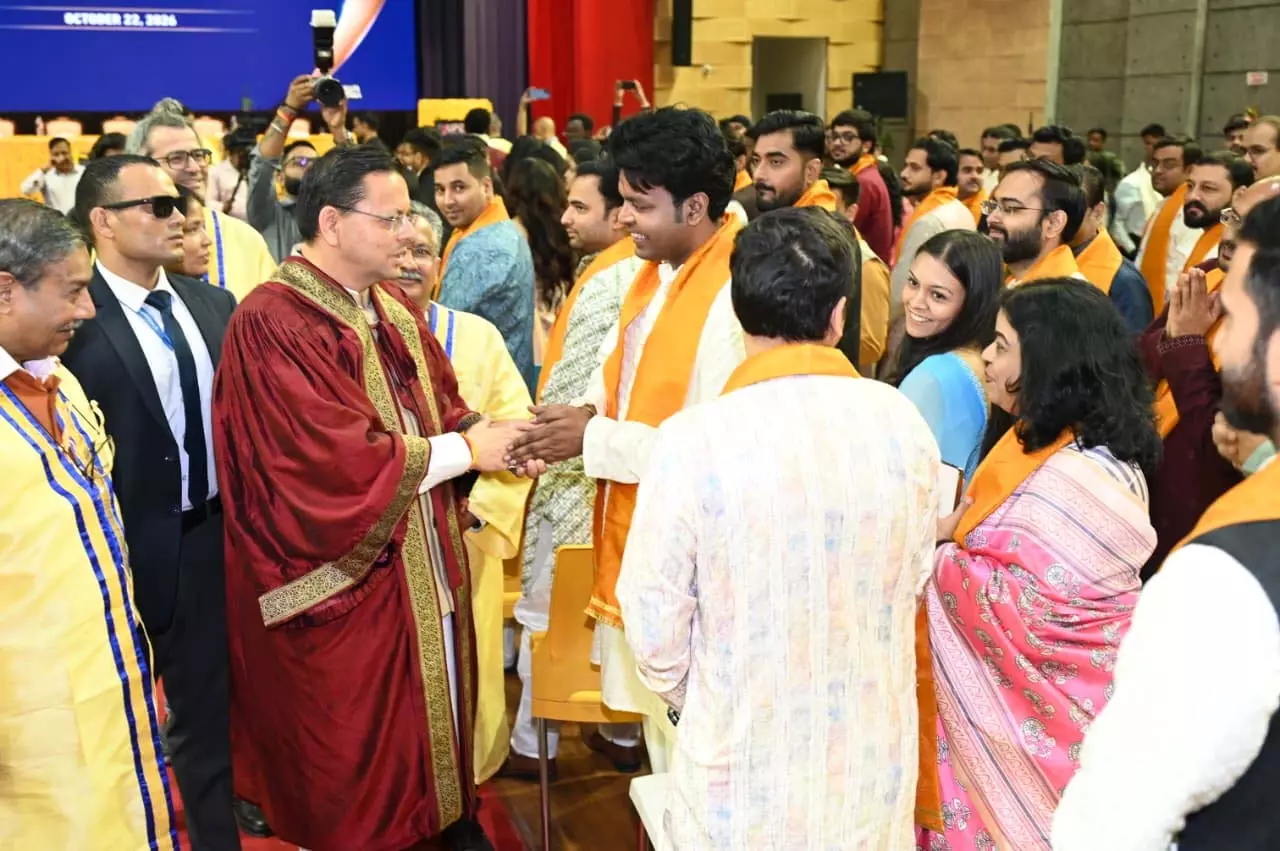 मुख्यमंत्री धामी ने यूपीईएस के 24वें दीक्षांत समारोह में किया प्रतिभाग मुख्यमंत्री धामी ने यूपीईएस के 24वें दीक्षांत समारोह में किया प्रतिभाग