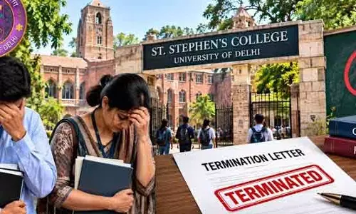सेंट स्टीफंस कॉलेज ने दो सहायक प्रोफेसरों को हटाया सेंट स्टीफंस कॉलेज ने दो सहायक प्रोफेसरों को हटाया