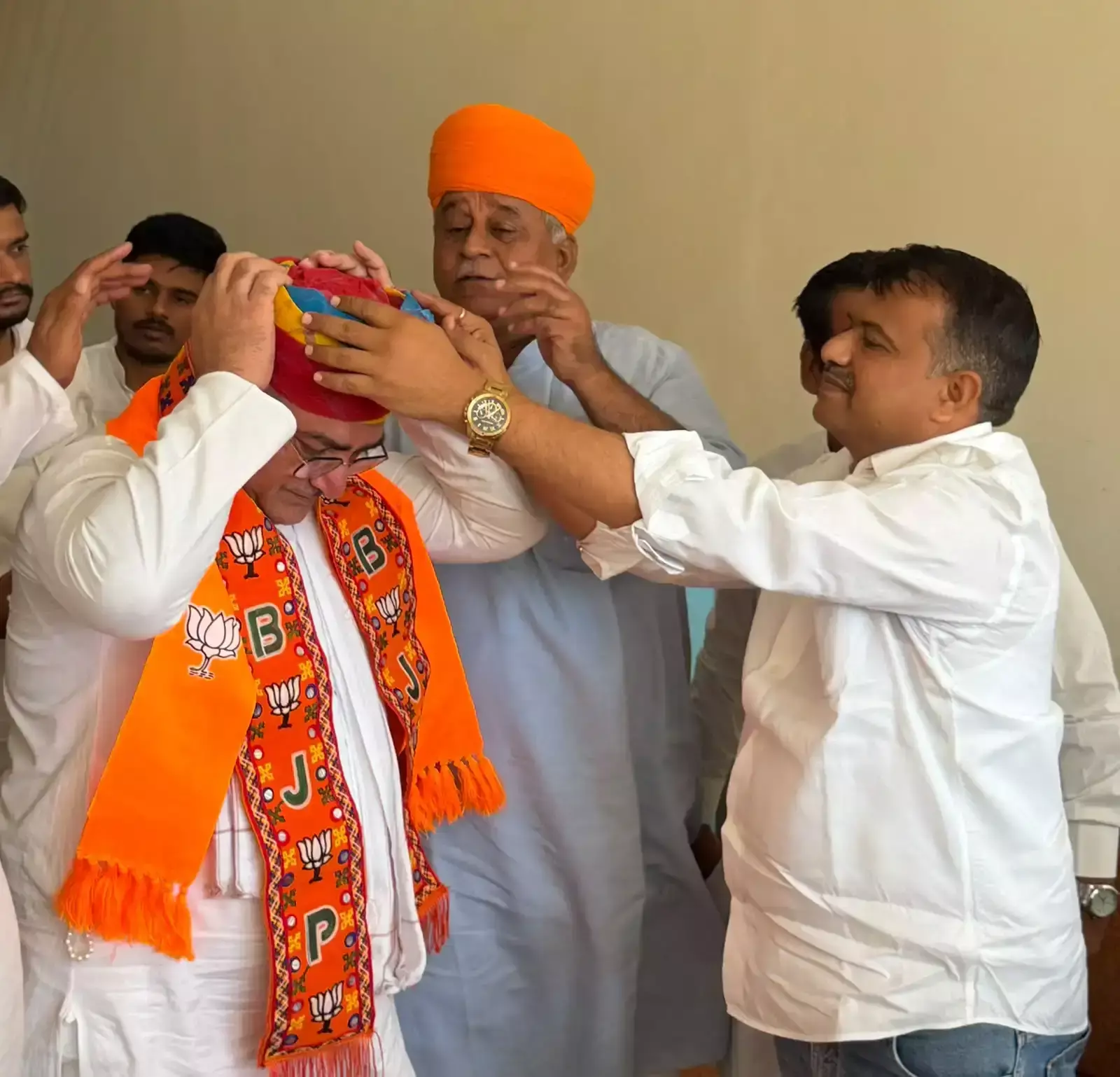भाजपा प्रदेश प्रभारी संजय भाटिया का बीकानेर में स्वागत-सम्मान