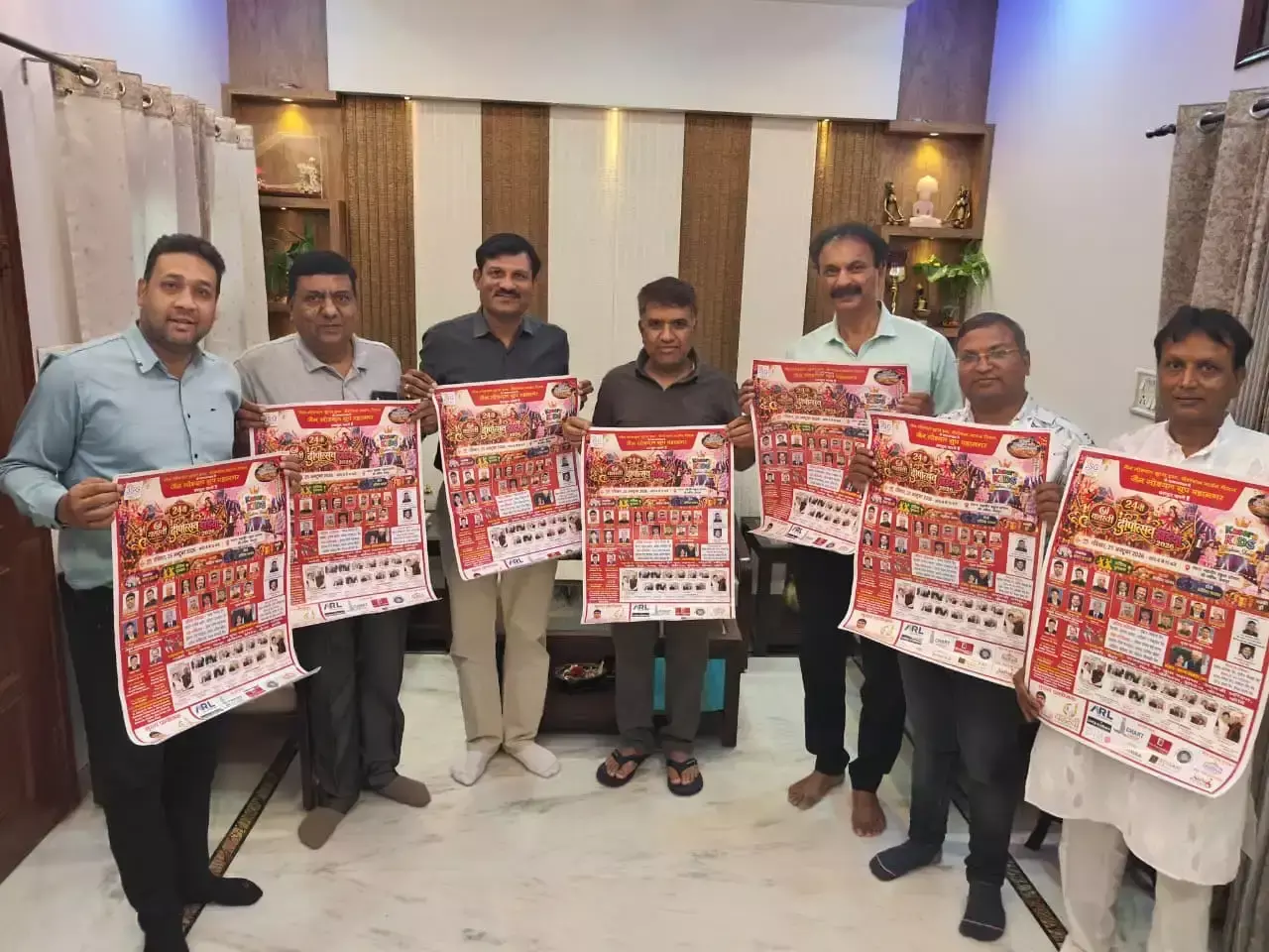 दीपोत्सव डांडिया-2026 के आयोजन की तैयारी, पोस्टर का हुआ विमोचन