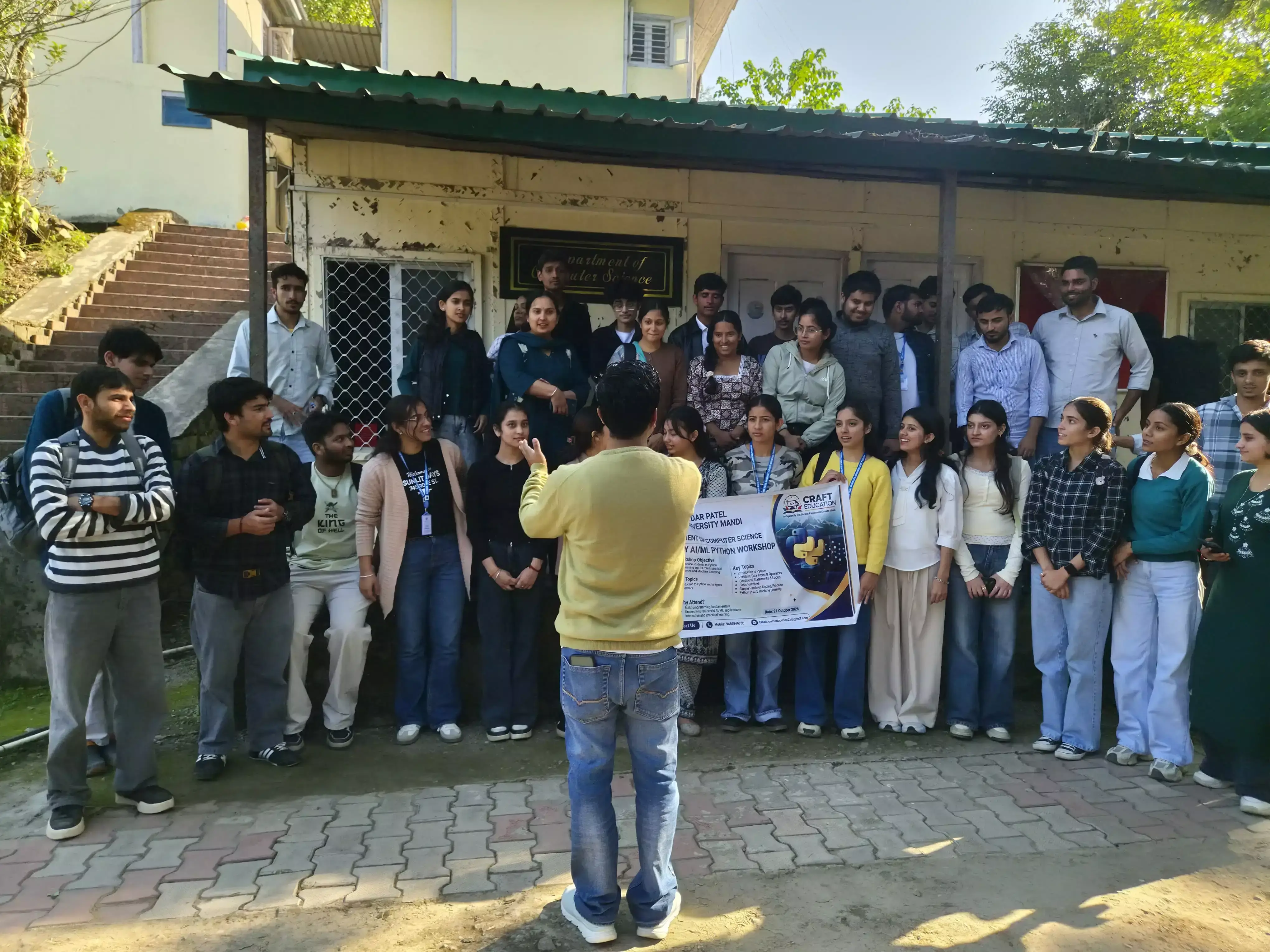 एसपीयू मंडी के कंप्यूटर विज्ञान विभाग में तकनीकी कार्यशाला
