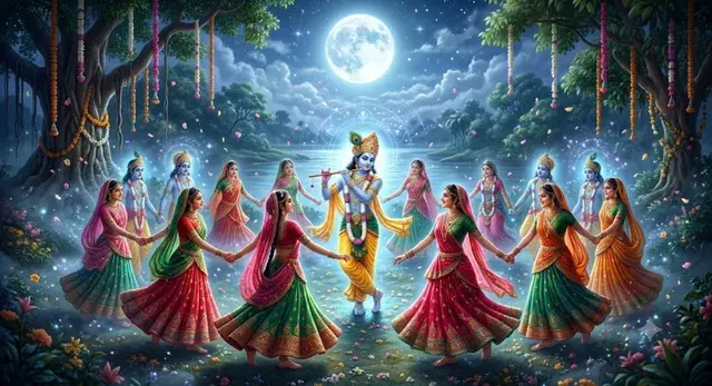 शरद पूर्णिमा पर श्रीकृष्ण ने क्यों रचाया महारास? जानिए मान्यता शरद पूर्णिमा पर श्रीकृष्ण ने क्यों रचाया महारास? जानिए मान्यता