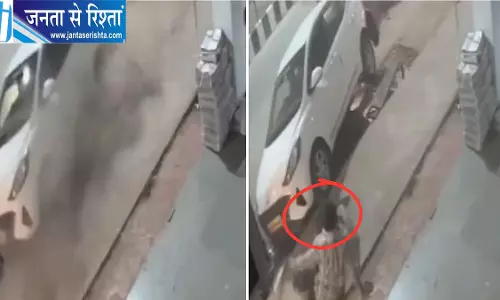 भोपाल में तेज रफ्तार कार का कहर, सड़क किनारे खड़े युवकों को मारी टक्कर, दर्द से तड़पता रहा घायल