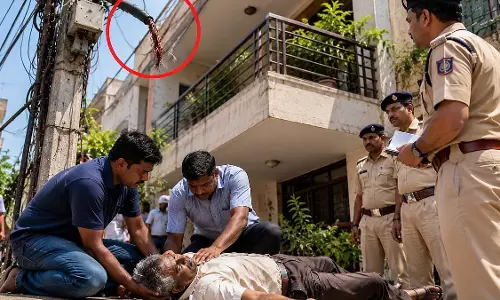 इंदौर में हाईटेंशन तार की चपेट में आने से 61 वर्षीय व्यक्ति की मौत