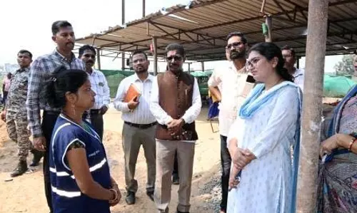 कलेक्टर, नगर पालिका अध्यक्ष एवं पार्षदों ने किया शहर के विभिन्न स्थलों का निरीक्षण