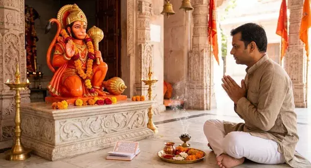 हनुमान चालीसा की इस चौपाई का क्या है अर्थ? जानें बजरंगबली की महिमा हनुमान चालीसा की इस चौपाई का क्या है अर्थ? जानें बजरंगबली की महिमा