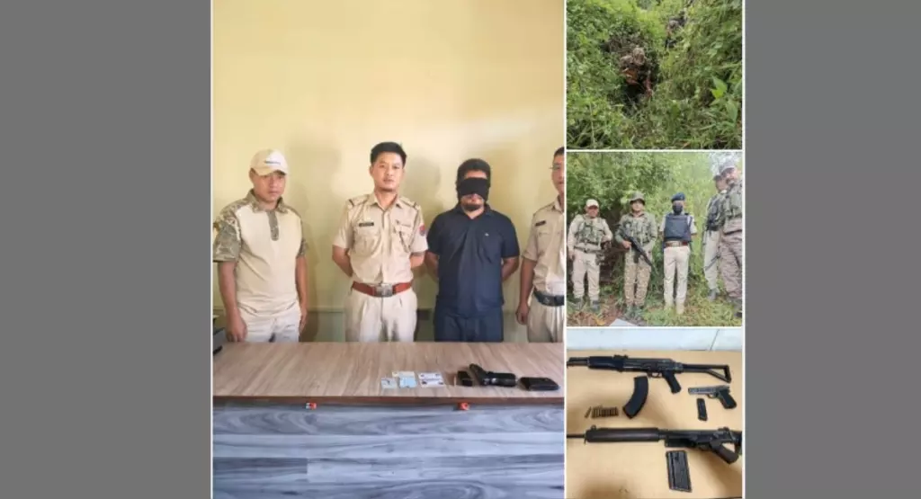 सुरक्षा बलों ने पीएलए कैडर और जबरन वसूली के संदिग्ध को पकड़ा