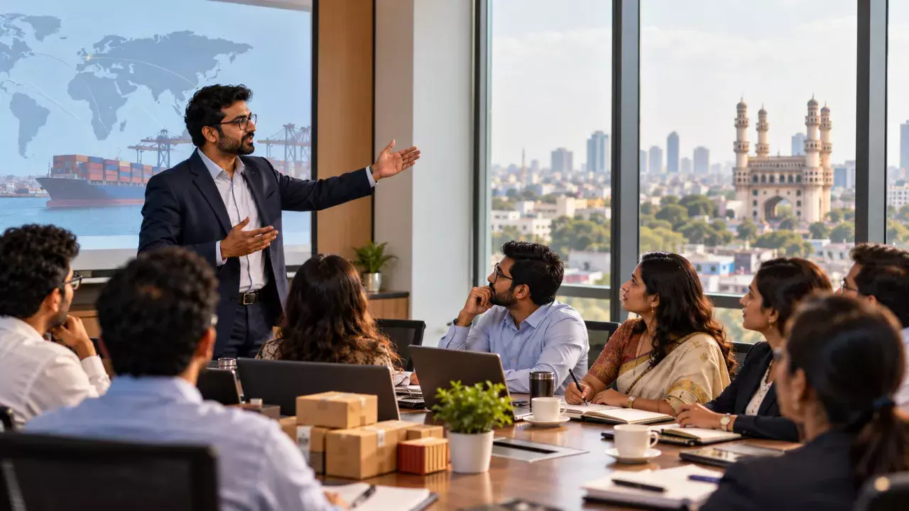 हैदराबाद में वर्कशॉप: FIEO आयोजित करेगा एक्सपोर्ट बिजनेस ट्रेनिंग हैदराबाद में वर्कशॉप: FIEO आयोजित करेगा एक्सपोर्ट बिजनेस ट्रेनिंग