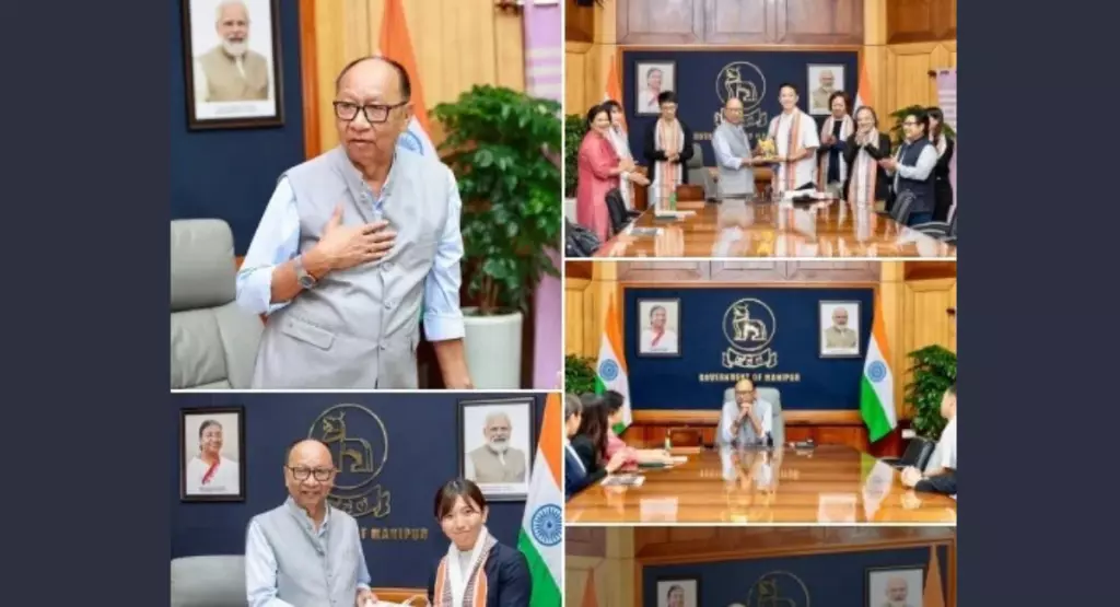 मणिपुर में रोजगार के नए अवसर: CM ने जापानी दल से की चर्चा मणिपुर में रोजगार के नए अवसर: CM ने जापानी दल से की चर्चा
