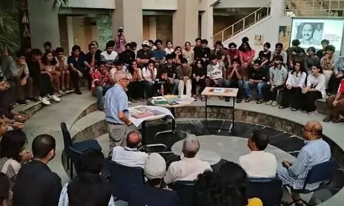 डिज़ाइन विभाग के संस्थापक प्रो. नाडकर्णी को श्रद्धांजलि डिज़ाइन विभाग के संस्थापक प्रो. नाडकर्णी को श्रद्धांजलि