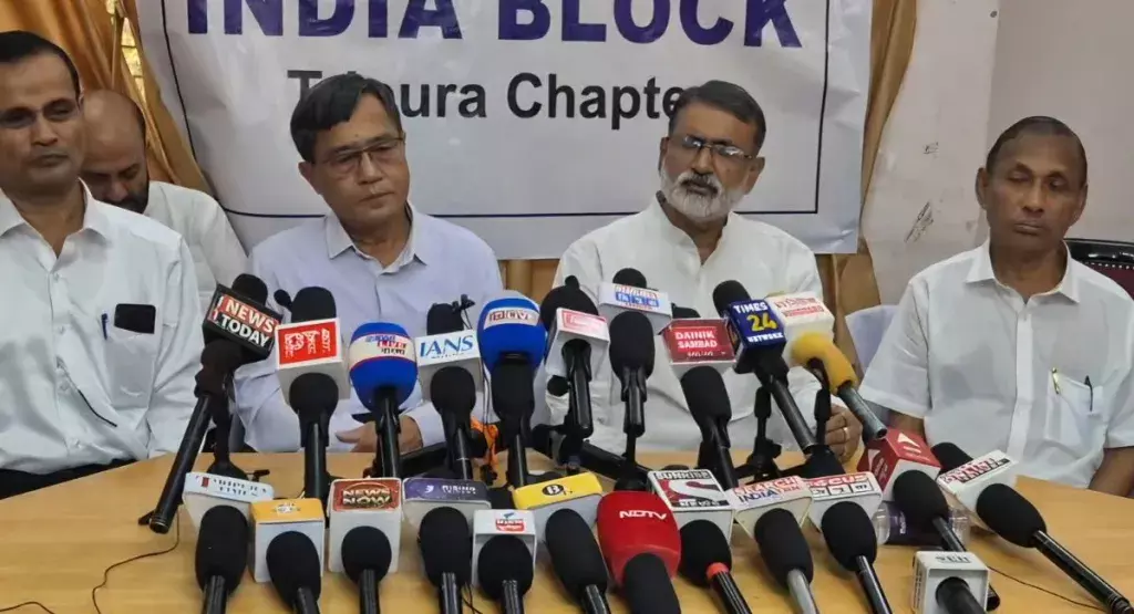 30 अक्टूबर को त्रिपुरा में प्रदर्शन: SIR के खिलाफ INDIA गठबंधन