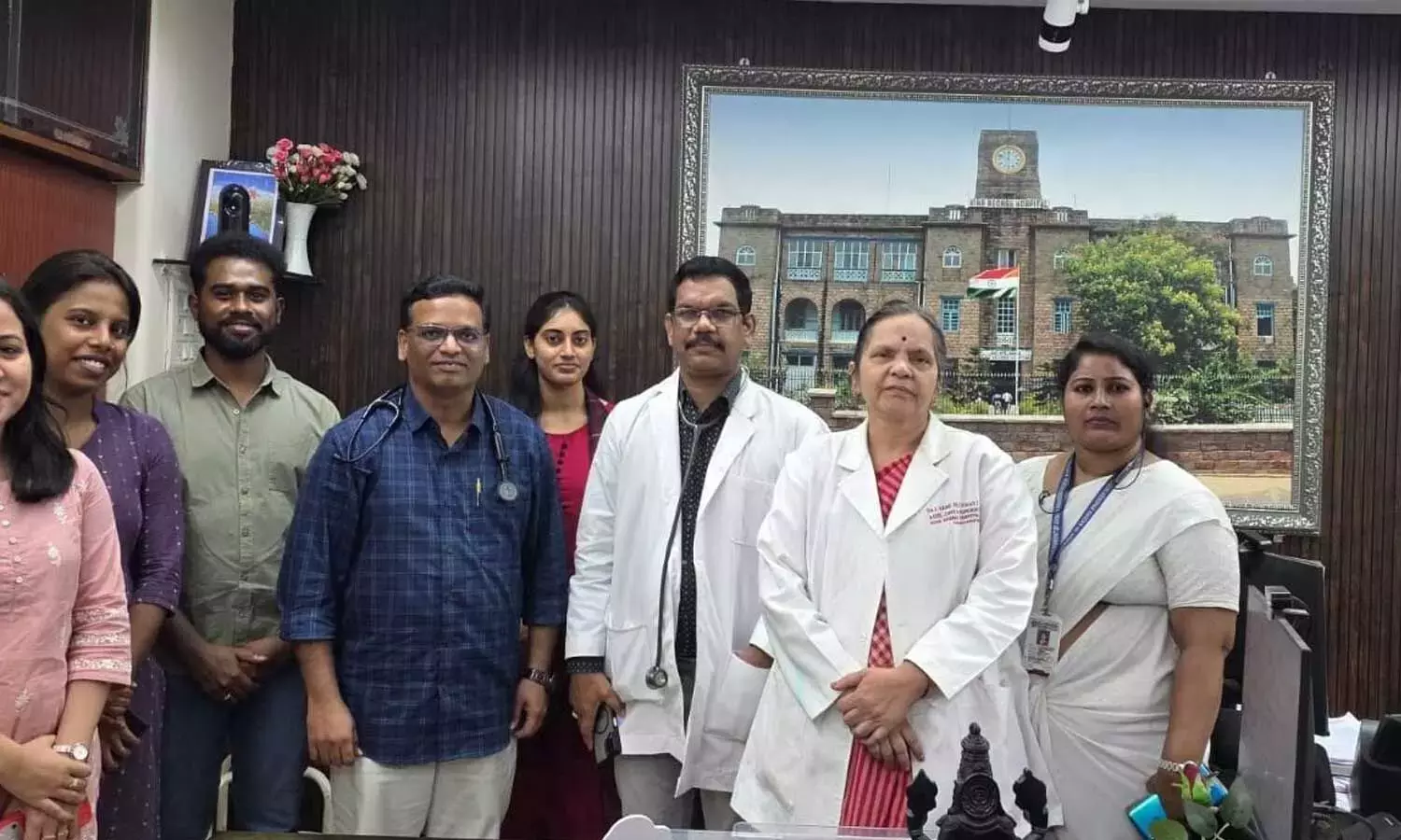 ICMR और NIE की टीमों ने केजीएच का दौरा किया