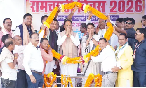CM साय ने मंदिर परिसर में 50 लाख की लागत से भव्य डोम निर्माण की घोषणा की CM साय ने मंदिर परिसर में 50 लाख की लागत से भव्य डोम निर्माण की घोषणा की