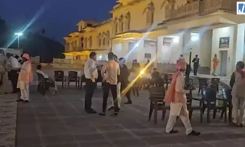 खोले के हनुमानजी मंदिर में BJP नेता राजेश मंगल ने कराया सवामणी भोज, कई नेता हुए शामिल