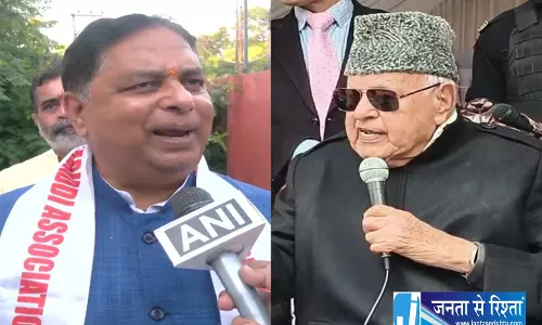 फारूक अब्दुल्ला के पाकिस्तान वाले बयान पर BJP का पलटवार