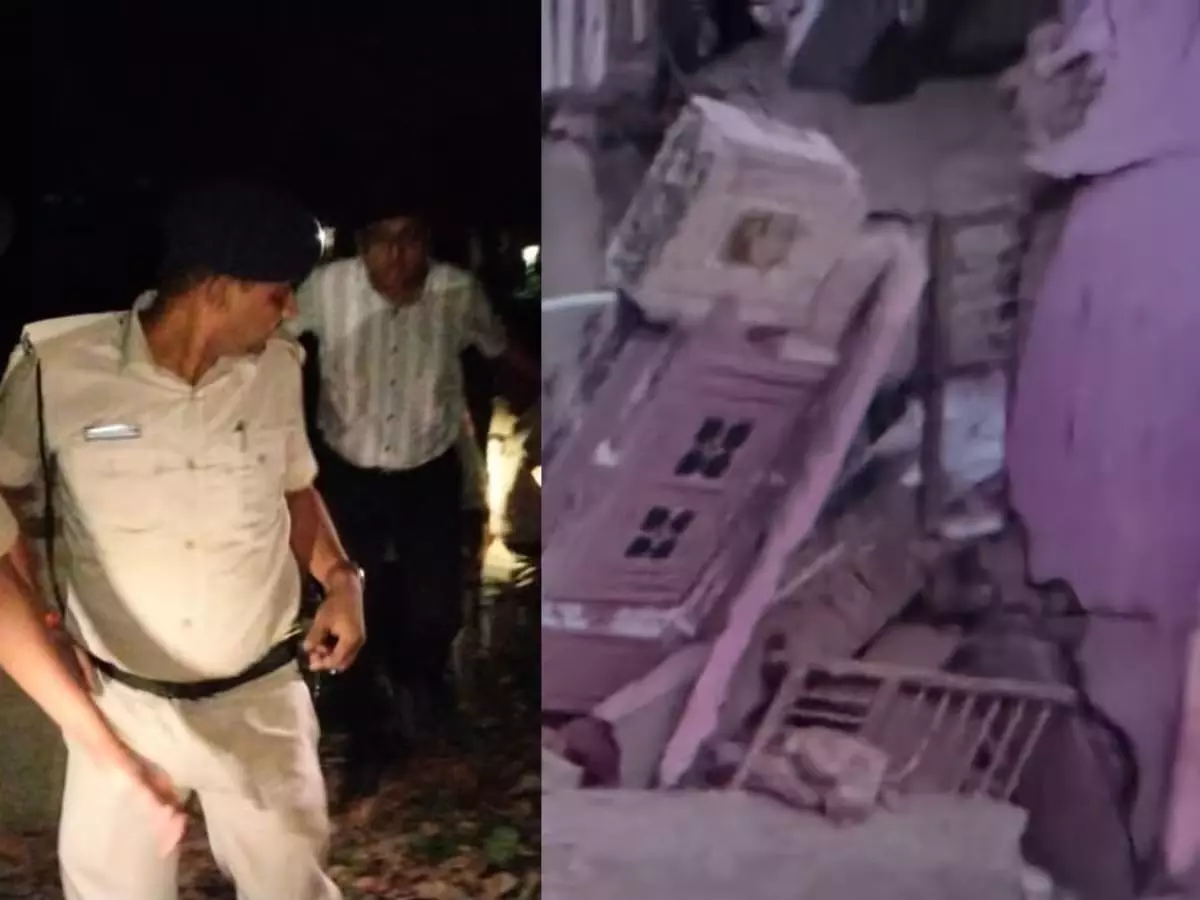 बिहार में पटाखा फैक्ट्री में भीषण विस्फोट, चार घंटे तक धमाकों से दहला गांव बिहार में पटाखा फैक्ट्री में भीषण विस्फोट, चार घंटे तक धमाकों से दहला गांव