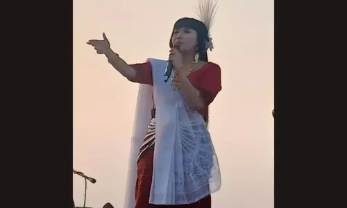 सुरों को बनाया हथियार, मणिपुरी कलाकार ने गाए उम्मीद के गीत
