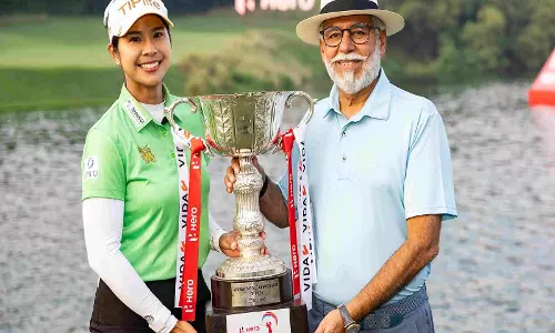 विमेंस इंडियन ओपन में पोर्ननोंग फाटलम का जलवा विमेंस इंडियन ओपन में पोर्ननोंग फाटलम का जलवा