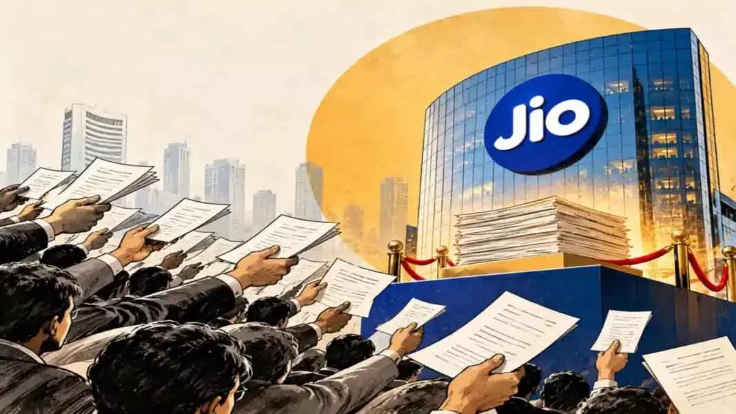 जियो प्लेटफॉर्म्स के IPO ने बनाया नया रिकॉर्ड जियो प्लेटफॉर्म्स के IPO ने बनाया नया रिकॉर्ड