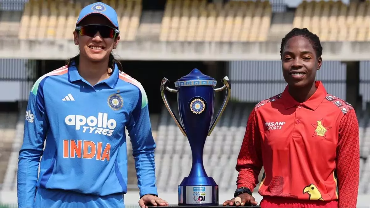 भारत-जिम्बाब्वे मुकाबले में भारतीय महिला टीम ने जीता टॉस, पहले बल्लेबाजी करने का फैसला भारत-जिम्बाब्वे मुकाबले में भारतीय महिला टीम ने जीता टॉस, पहले बल्लेबाजी करने का फैसला