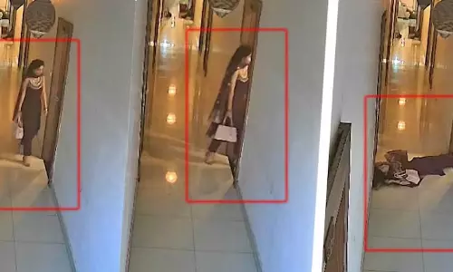 अचानक क्या हुआ? होटल के कमरे के बाहर अचानक गिरी महिला हो गई मौत! बैंक मैनेजर पति पर हत्या का आरोप अचानक क्या हुआ? होटल के कमरे के बाहर अचानक गिरी महिला हो गई मौत! बैंक मैनेजर पति पर हत्या का आरोप