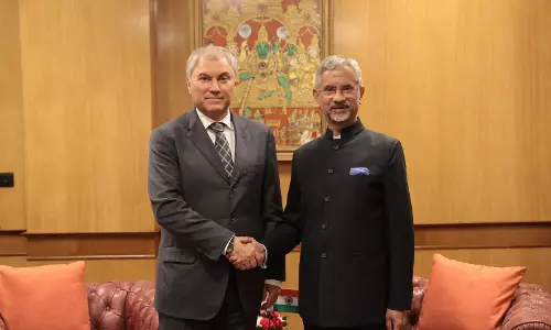 रूस की स्टेट ड्यूमा के अध्यक्ष व्याचेस्लाव वोलोडिन से मिले एस जयशंकर रूस की स्टेट ड्यूमा के अध्यक्ष व्याचेस्लाव वोलोडिन से मिले एस जयशंकर