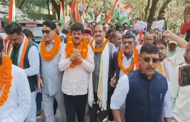 कांग्रेस की न्याय यात्रा में जनसमस्याओं को लेकर निशाना साधा कांग्रेस की न्याय यात्रा में जनसमस्याओं को लेकर निशाना साधा