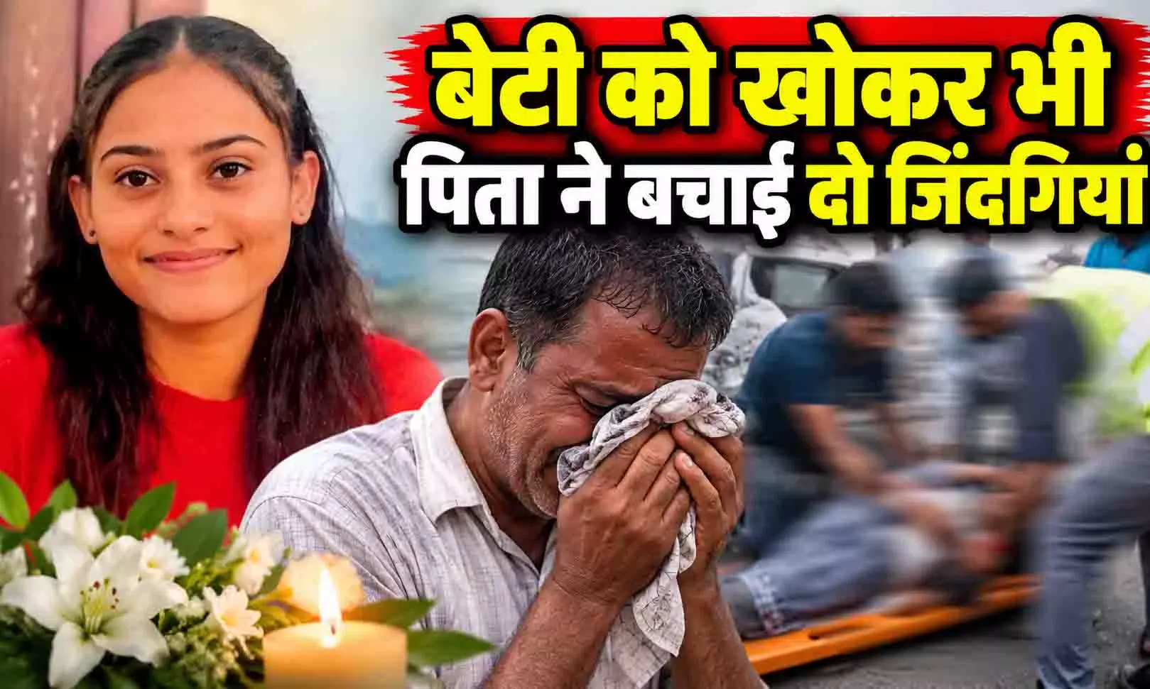 बेटी को खोकर भी पिता ने बचाई दो जिंदगियां, भावुक कर देगी कहानी बेटी को खोकर भी पिता ने बचाई दो जिंदगियां, भावुक कर देगी कहानी