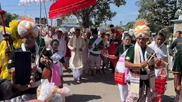 मणिपुर: सुरक्षा चिंताओं के बीच मेरा हो चोंगबा पर्व आयोजित मणिपुर: सुरक्षा चिंताओं के बीच मेरा हो चोंगबा पर्व आयोजित