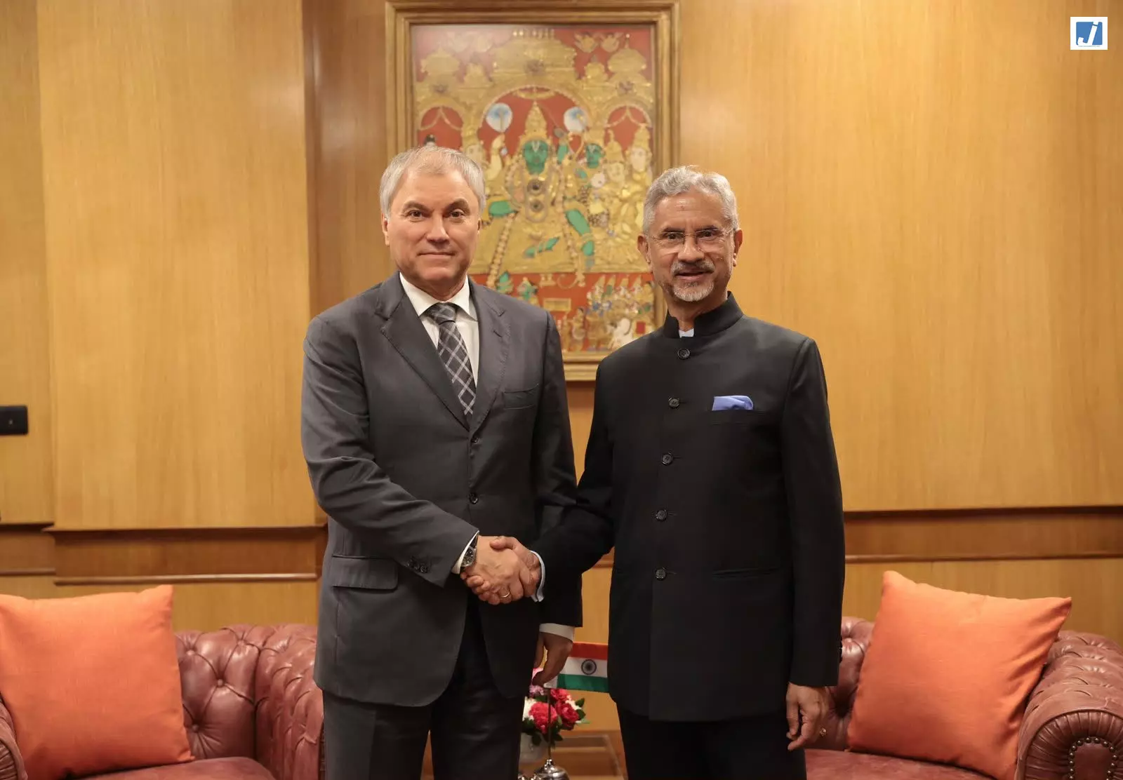 रूस की स्टेट ड्यूमा के अध्यक्ष व्याचेस्लाव वोलोडिन से मिले एस जयशंकर रूस की स्टेट ड्यूमा के अध्यक्ष व्याचेस्लाव वोलोडिन से मिले एस जयशंकर