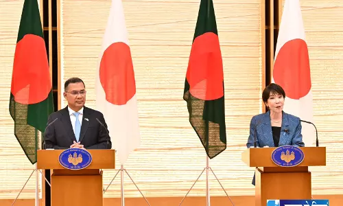 Japan के साथ रिश्तों को नई ऊंचाई पर ले जाएगा बांग्लादेश, PM तारिक रहमान ने रखे बड़े प्रस्ताव Japan के साथ रिश्तों को नई ऊंचाई पर ले जाएगा बांग्लादेश, PM तारिक रहमान ने रखे बड़े प्रस्ताव