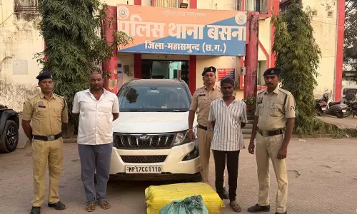 महासमुंद में 41.590 किलो गांजा जब्त, MP के दो आरोपी गिरफ्तार
