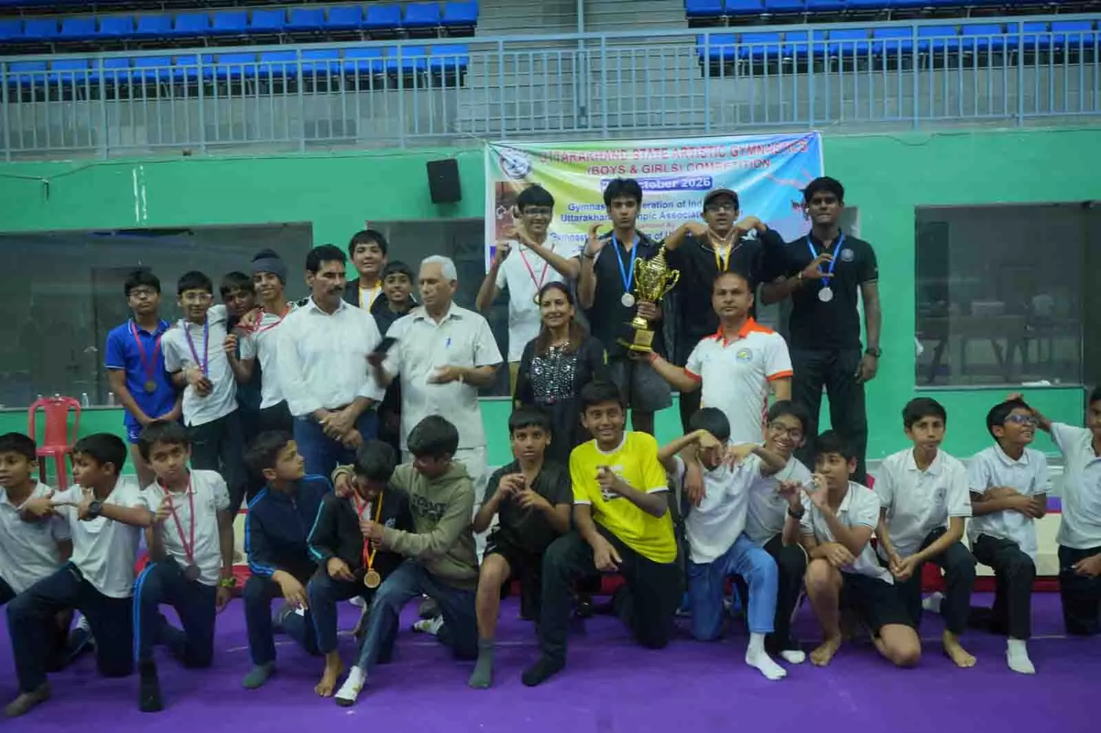 15वीं उत्तराखण्ड राज्य स्तरीय आर्टिस्टिक जिम्नास्टिक प्रतियोगिता आयोजित, 150 खिलाड़ियों ने किया प्रतिभाग 15वीं उत्तराखण्ड राज्य स्तरीय आर्टिस्टिक जिम्नास्टिक प्रतियोगिता आयोजित, 150 खिलाड़ियों ने किया प्रतिभाग