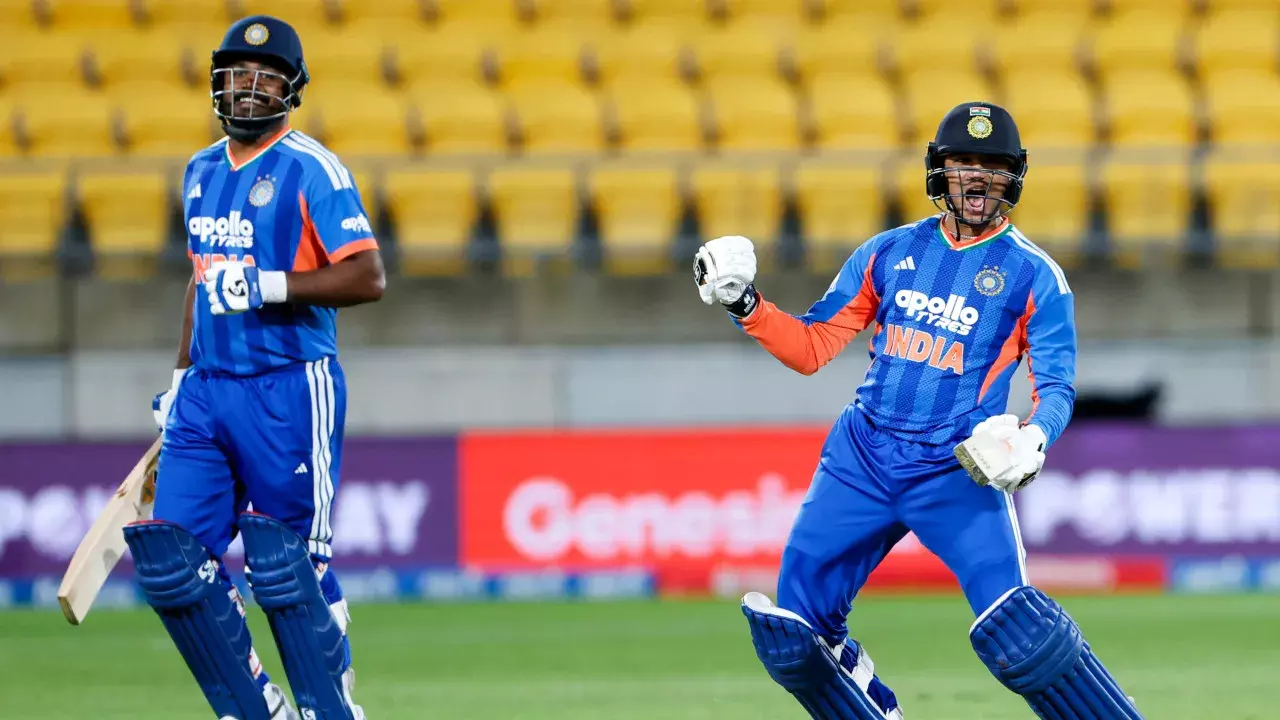 भारत ने न्यूजीलैंड से छीनी सीरीज, तीसरे T20I में अभिषेक का धमाका भारत ने न्यूजीलैंड से छीनी सीरीज, तीसरे T20I में अभिषेक का धमाका