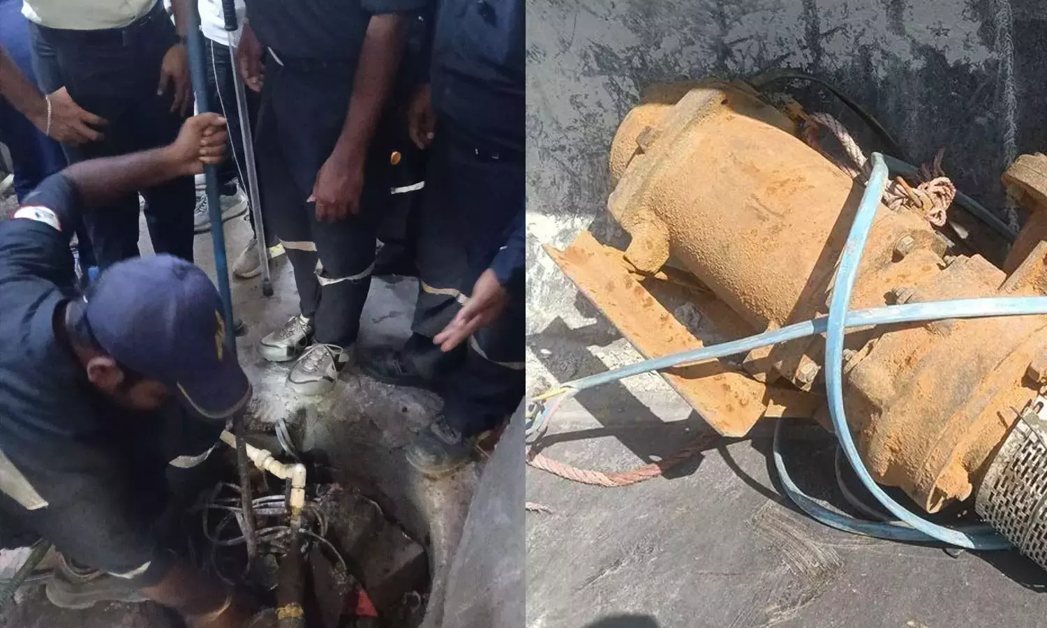 Telangana: सुन्नम चेरुवु के पास 15 अवैध बोरवेल नष्ट किए गए Telangana: सुन्नम चेरुवु के पास 15 अवैध बोरवेल नष्ट किए गए
