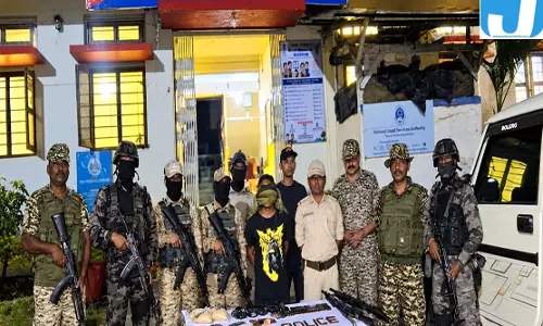 चुराचांदपुर में सुरक्षाबलों की कार्रवाई, दो विदेशी राइफल और 240 कारतूस जब्त
