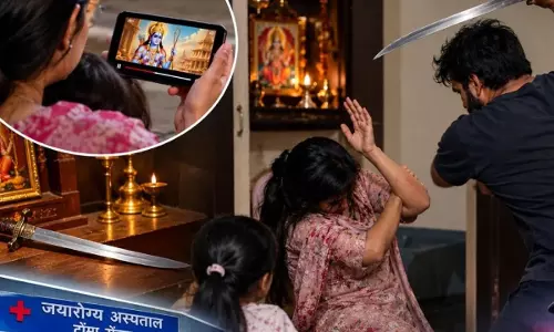 ग्वालियर में धार्मिक वीडियो देखने पर खूनी विवाद, पति ने पत्नी पर तलवार से किए ताबड़तोड़ वार ग्वालियर में धार्मिक वीडियो देखने पर खूनी विवाद, पति ने पत्नी पर तलवार से किए ताबड़तोड़ वार