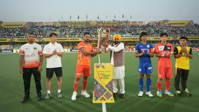 जालंधर में एशियाई हॉकी चैंपियंस ट्रॉफी का आगाज, छह टीमों के कप्तान सम्मानित