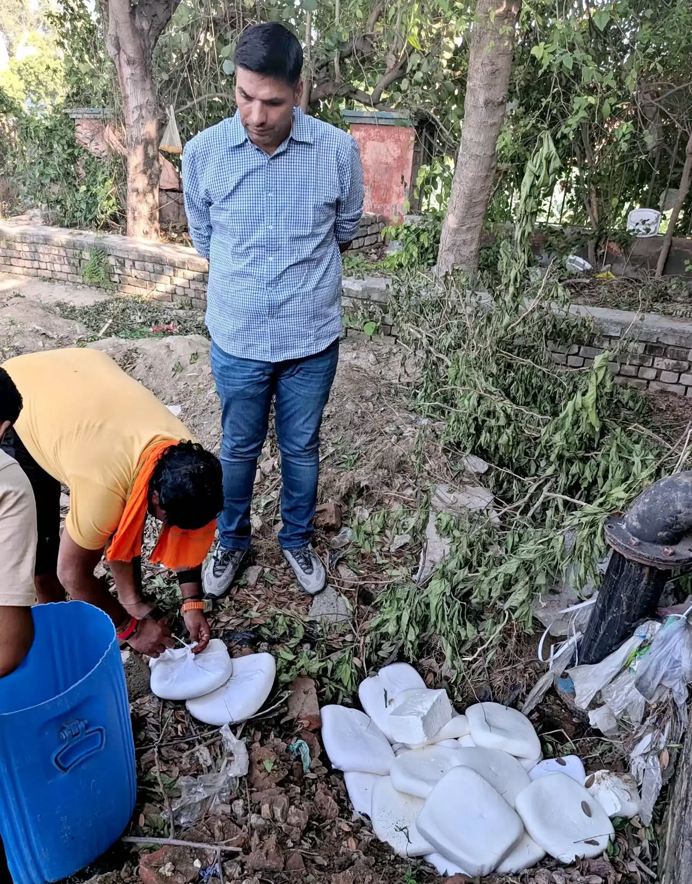 खाद्य सुरक्षा विभाग की टीम ने नष्ट कराया पनीर का बड़ा जखीरा