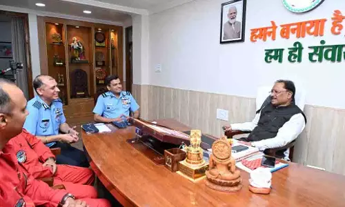 मुख्यमंत्री साय से भारतीय वायु सेना की टीम ने की मुलाकात, देखें तस्वीरें मुख्यमंत्री साय से भारतीय वायु सेना की टीम ने की मुलाकात, देखें तस्वीरें