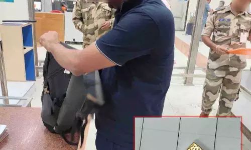 एयरपोर्ट पर CISF की बड़ी कार्रवाई! इंडिगो यात्री के बैग से मिला 110 ग्राम संदिग्ध सोने का बिस्कुट