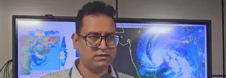 ओडिशा के दक्षिणी जिलों में तेज हवाओं के साथ भारी बारिश की आशंका: आईएमडी वैज्ञानिक डॉ. संजीव द्विवेदी ओडिशा के दक्षिणी जिलों में तेज हवाओं के साथ भारी बारिश की आशंका: आईएमडी वैज्ञानिक डॉ. संजीव द्विवेदी