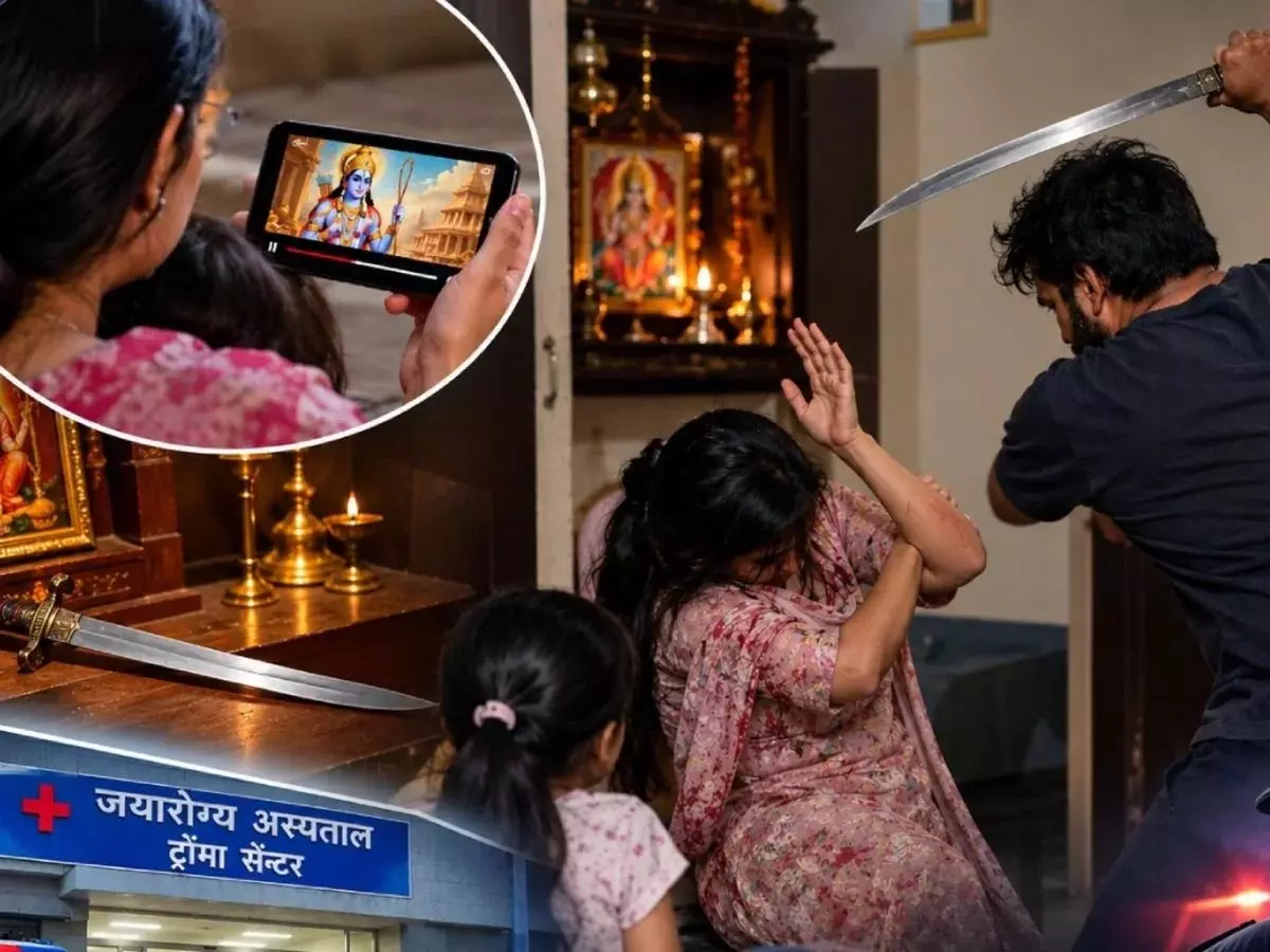 ग्वालियर में धार्मिक वीडियो देखने पर खूनी विवाद, पति ने पत्नी पर तलवार से किए ताबड़तोड़ वार ग्वालियर में धार्मिक वीडियो देखने पर खूनी विवाद, पति ने पत्नी पर तलवार से किए ताबड़तोड़ वार