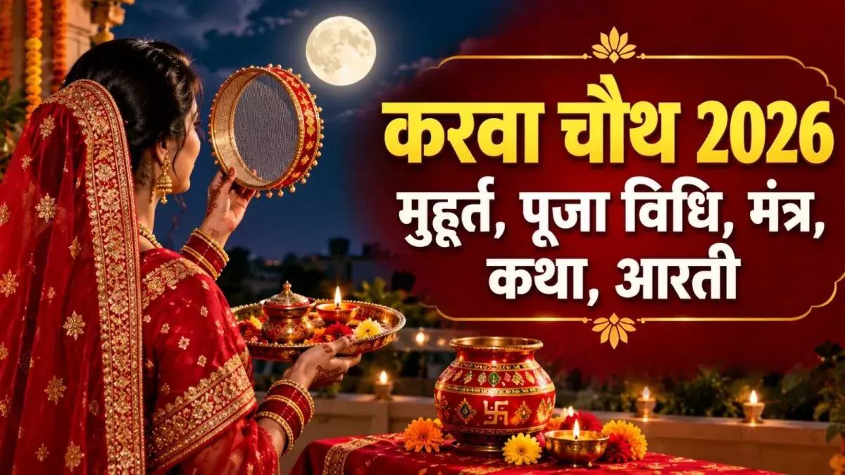 करवाचौथ 2026: शुभ मुहूर्त में करें पूजा, जानें चंद्रोदय का समय, विधि और मंत्र