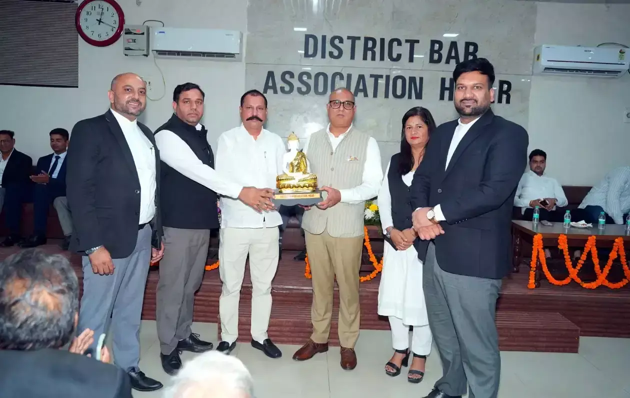 पंजाब-हरियाणा बार काउंसिल चेयरमैन का हिसार दौरा