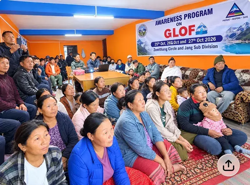 GLOF से सुरक्षा पर जागरूकता कार्यक्रम, सुरक्षित आश्रयों की जरूरत बताई